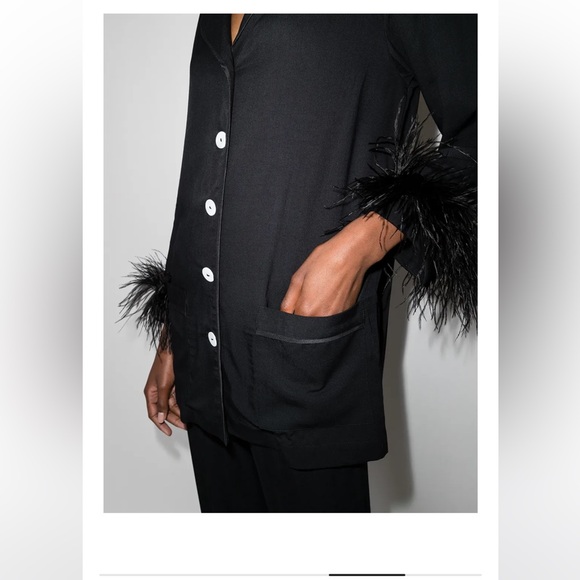 Sleeper pajama set in black size small - Picture 4 of 12